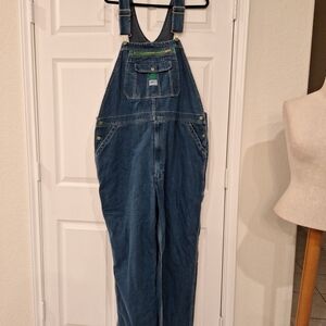 Men's Liberty Blue Denim Overalls Size 44x32